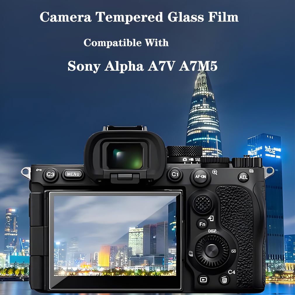 Gomass Screen Protector for Sony Alpha A7V A7V A7RV 7RV A7RV A7M5 Camera Tempered Glass Flim 0.3mm 9H Hardness Tempered Glass Cover Anti-Scrach