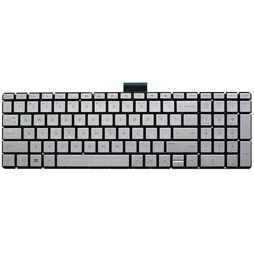 New US Silver Keyboard (Without Frame) Replacement for HP 15-BS 15-BS197CL 15-bs0xx 15-BS015DX 15-BS051OD 15-bs063nr 15-BS212WM 15-BS234WM 15-BS244WM