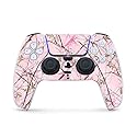 MightySkins Glossy Glitter Gaming Skin for PS5 / PlayStation 5 Controller - Conceal Pink | Durable High-Gloss Glitter Finish | Easy to Apply
