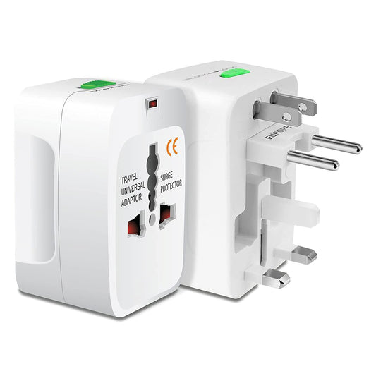 Worldwide Power Adapter Works for Micromax Canvas Infinity Pro is Universal for 90% of Travel Between US/EU/CN/AUS/NZ/UK Type