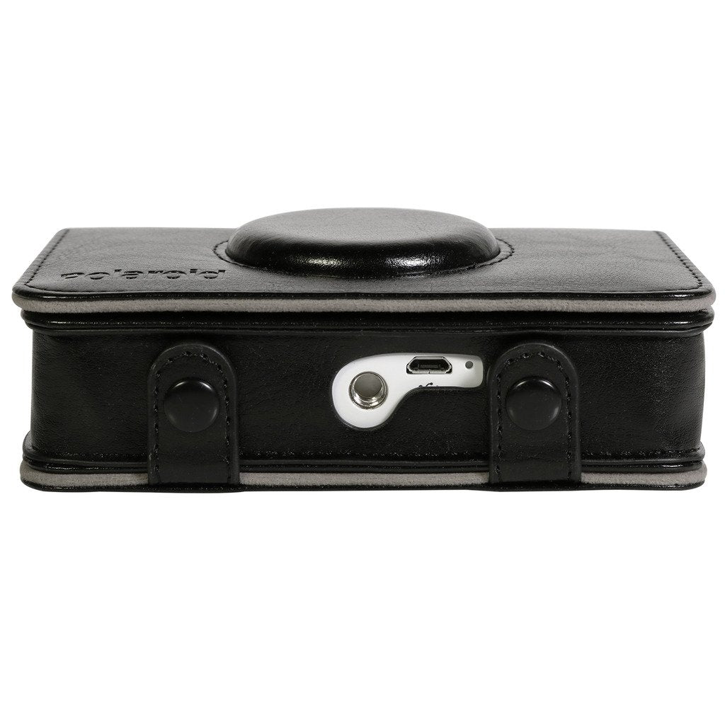 Polaroid Leatherette Case Snap Touch Instant Print Digital Camera - Custom Design for Snug Fit (Black)