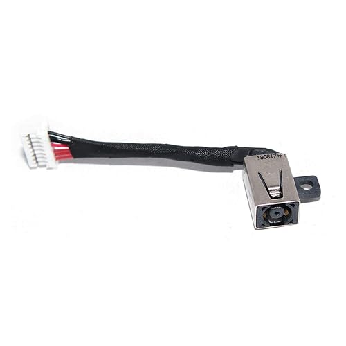 ndliulei AC DC Jack Power Plug in Charging Port Connector Socket with Wire Cable Harness Replacement for Dell Latitude 13 3379 P69G P69G001