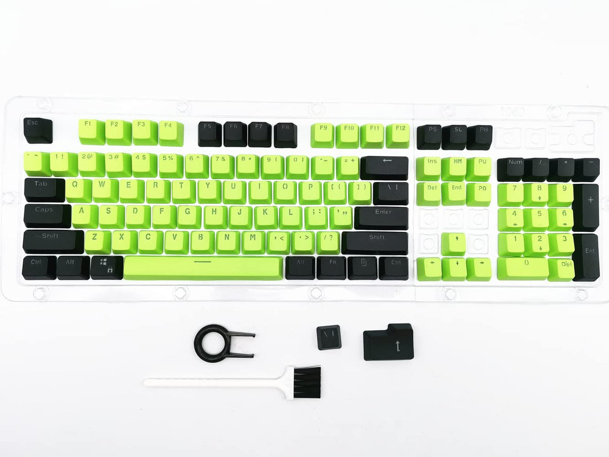 Custom keycaps 60 Percent,87/104 Keys Doubleshot PBT Backlit Keycaps Set OEM Profile for Cherry MX Switches Gaming Mechanical Keyboards