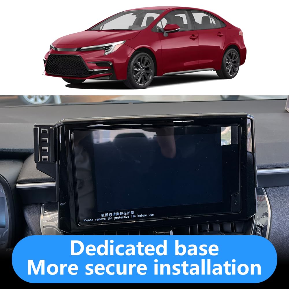 Car Phone Holder for Toyota Corolla 2020 2021 2022 2023 2024 2025 2026 and Toyota Corolla Cross 2022-2026[only fit 8-inch Touch Screen] Auto Interior