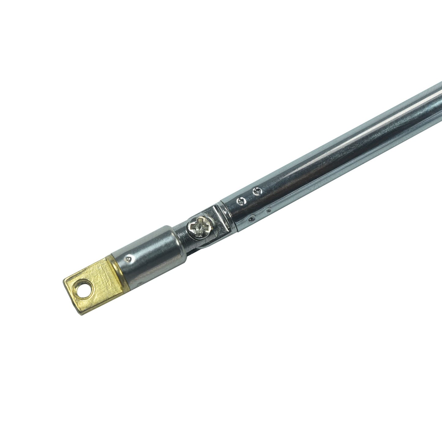 X-SHIYUN 1 Pair AM FM Radio Universal Antenna, 51cm/2inch Length, 6 Section Telescopic Stainless Steel Replacement Antenna Aerial for Radio TV.