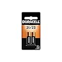 Duracell 21/23 12V Battery, 2 Count (Pack of 1), 21/23 12 Volt Alkaline Batteries, Long-Lasting, Key Fob, Alarm Sensor, Garage Door Openers, and More
