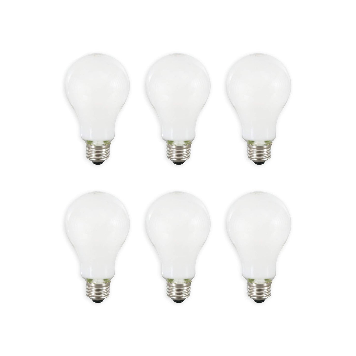 Sylvania LED TruWave A21 Light Bulb, 100W Equivalent, Efficient 15W, Medium Base, Dimmable, Frosted, 2700K, Soft White - 6 Pack (40810)