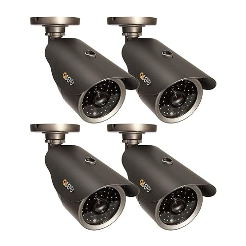 Q-See QM6006-B4 4 Pack Weatherproof 600TV Line of Resolution 120ft Night Vision