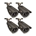 Q-See QM6006-B4 4 Pack Weatherproof 600TV Line of Resolution 120ft Night Vision