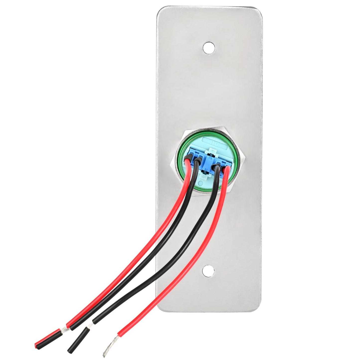 Push to Exit Button?IP68 Waterproof 304 Stainless Steel Panel Round Request to Exit Button for Door Access Control With NO/COM Output