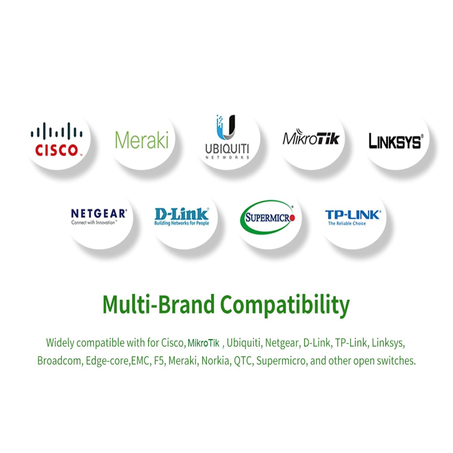 SFP+ to RJ45, 1.25g/2.5g/5g/10G-T Copper Transceiver Module, 10GBase-T SFP+, Compatible for Cisco SFP-10G-T-S, Ubiquiti UniFi UF-RJ45-10G, Mikrotik