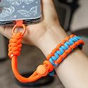 YouPocket Phone Lanyard Phone Wrist Strap for Cell Phone Case, Adjustable Phone Strap Lanyard Phone Tether Anti Theft (Orange)