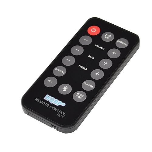 HQRP Remote Control Works with Philips 996510054954, 996510050576, 996510063326 CSS2123 CSS2123B/F7 CAS2123 CAS2123B/F7 Soundbar Speaker System
