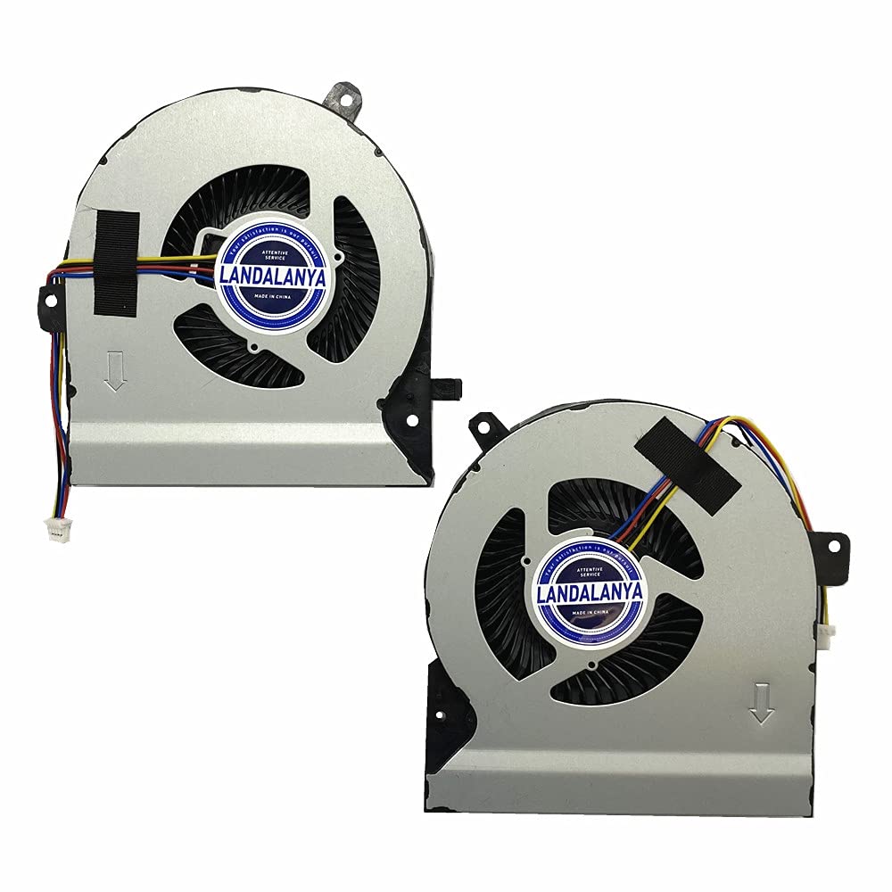 Landalanya Replacement New CPU and GPU Cooling Fan for Asus ROG Strix GL502VS GL502VSK GL502VY Series MF75090V1-C540-S9A MF75090V1-C550-S9A K0709I