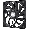 Thermalright C12015B CPU Fan Computer case Fan Quiet 4pin PWM PC Fan,15mm Slimline Cooler Fan,120mm CPU Cooling(Black)