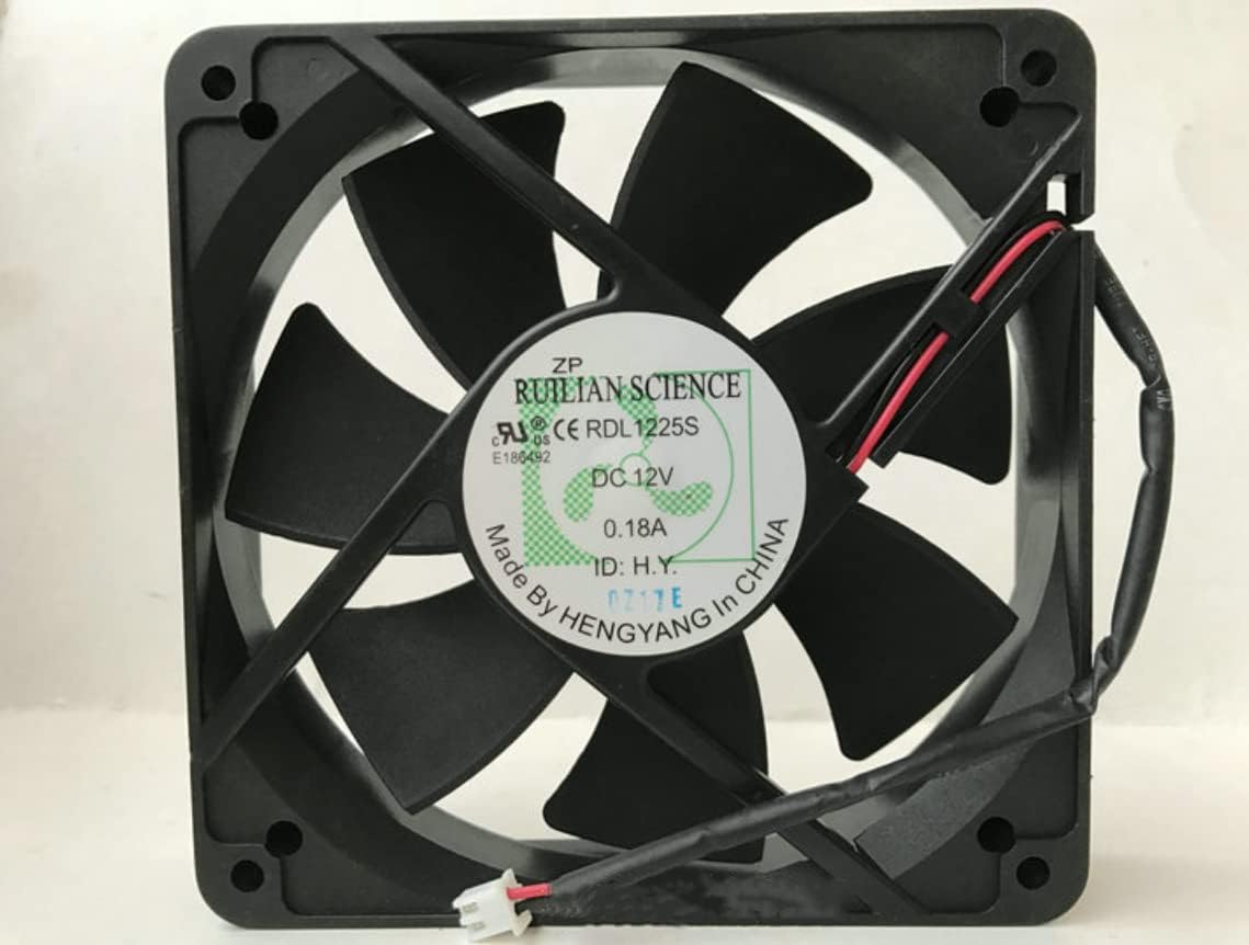 RDL1225S 12V Fan RDL1225S 12V 0.18A 12cm 12025 Mute Chassis Cooling Fan