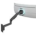 Mount?It! Heavy?Duty Wall Mount Arm for 49? Curved & Ultrawide Monitors, Gas?Spring Full Motion, 23.5? Reach, 44 lb Capacity, VESA 75/100, Single?Stud
