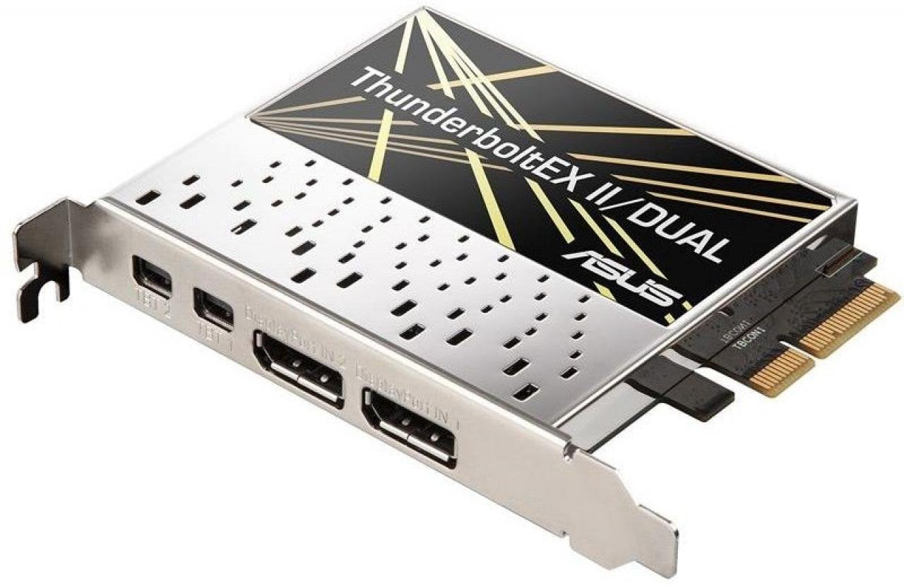 Asus ThunderboltEX II/DUAL Adapter (THUNDERBOLTEX II/DUAL) (Renewed)
