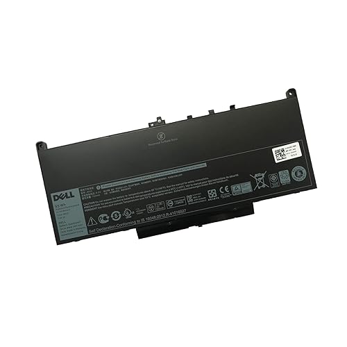 DELL J60J5 7.6V 55Wh 4-Cell Notebook Battery For DELL Latitude E7270 Latitude E7470 Series Laptops Part Number: J60J5 R1V85 WYWJ2 5F08V MC34Y 0MC34Y