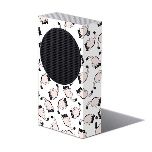 MightySkins Skin Compatible with Xbox Series S - Raining Cats | Protective, Durable, and Unique Vinyl Decal wrap Cover | Easy to Apply and Change