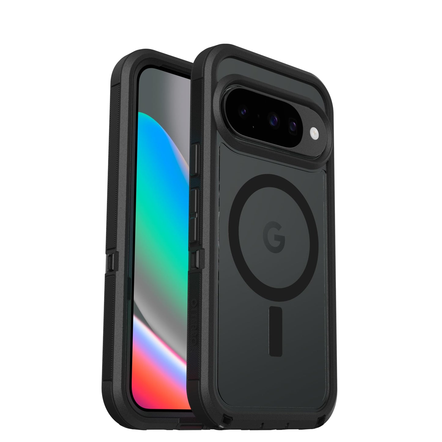 OtterBox Defender Series Pro XT Case with Pixelsnap for Google Pixel 10 & PIxel 10 Pro - Dark Side Black -Compatible with MagSafe and Pixelsnap