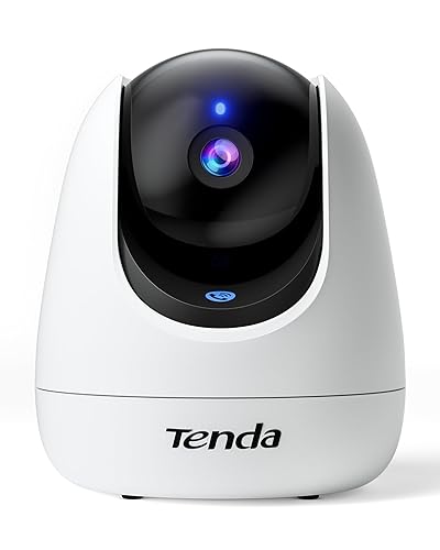 Tenda CP3 Pro 2K Indoor Security Camera with WiFi 6 & AI Baby/Pet Detection - Baby Monitor, Pet Camera for Home, One-Touch Calling, Night Vision