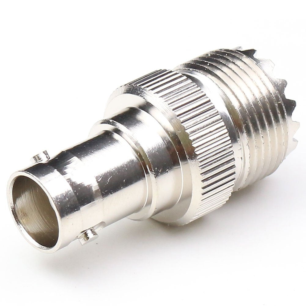 ANHAN UHF Female to BNC Female Adapter - 2Pack F/F Straight Coax Cable Connector