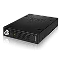ICY DOCK 2.5" U.2 NVMe SSD PCIe 3.0/4.0 Mobile Rack for External 3.5" Drive Bay (147mm Depth) | ToughArmor MB601VK-B