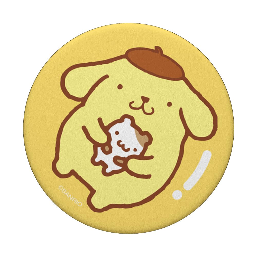 Pompompurin Hugs PopSockets Stand for Smartphones and Tablets PopSockets Adhesive PopGrip