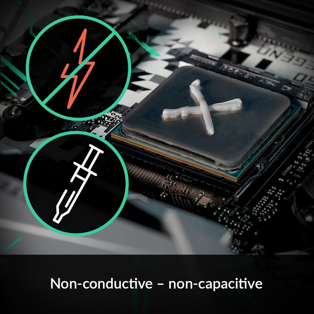 ARCTIC MX-4 (4 g) - Premium Performance Thermal Paste for All Processors (CPU, GPU - PC, PS4, Xbox), Very high Thermal Conductivity, Long Durability, Safe Application, Non-Conductive, Non-capacitive