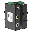 PROCET Gigabit PoE Injector 95W SFP Uplink PoE++ Power Injector DIN Rail, 6KV Surge Protection, -40°F to 149°F for UniFi/Sisco Wireless AP, PTZ AI