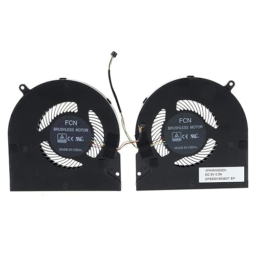 CPU & GPU Cooling Fan for Razer Blade 15 RZ09-0238 RZ09-02385E92 RZ09-02386E91 0FKMV000H 0FKMW000H DFS2001053E0T DFS551205WQ0T