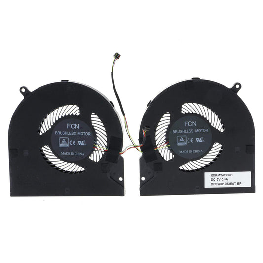 CPU & GPU Cooling Fan for Razer Blade 15 RZ09-0238 RZ09-02385E92 RZ09-02386E91 0FKMV000H 0FKMW000H DFS2001053E0T DFS551205WQ0T