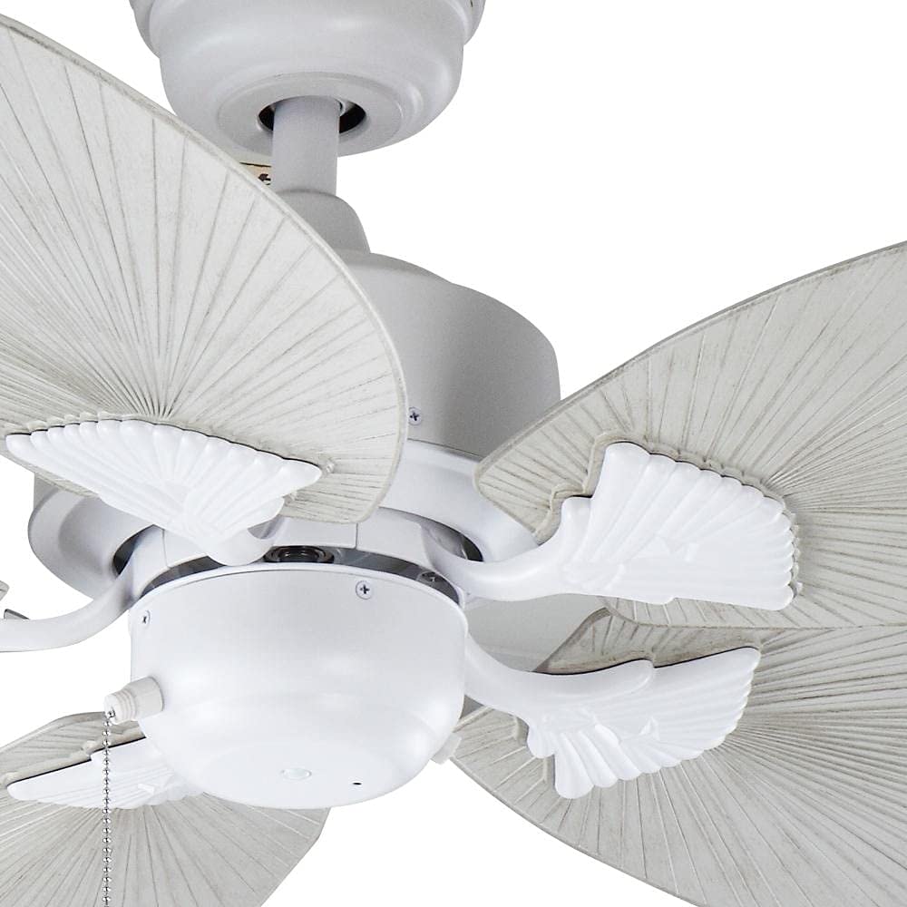 Hampton Bay Lillycrest 52 in. Indoor/Outdoor Matte White Ceiling Fan