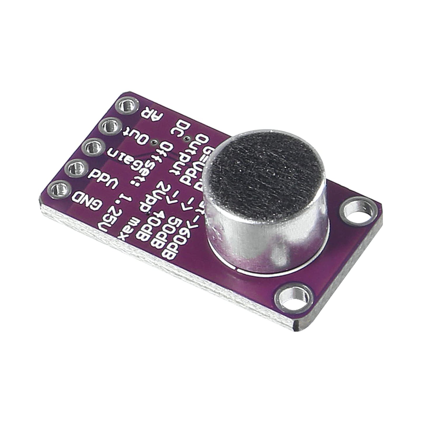 4 Pcs MAX9814 Electret Microphone Amplifier AGC Microphone Preamplifier Module Auto Gain Control