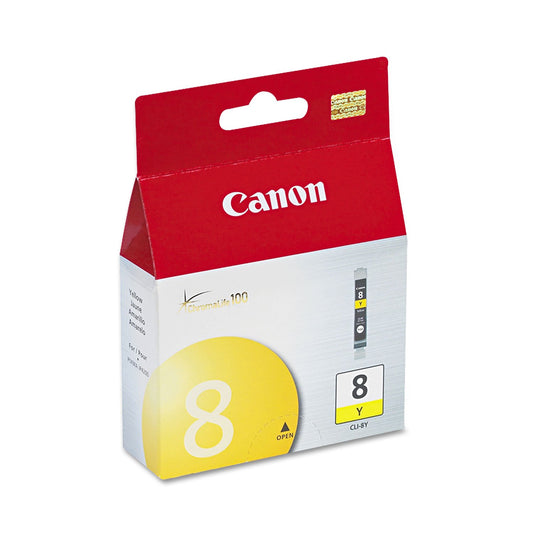 Canon CLI-8 Ink Cartridge, Yellow - in Retail Packaging