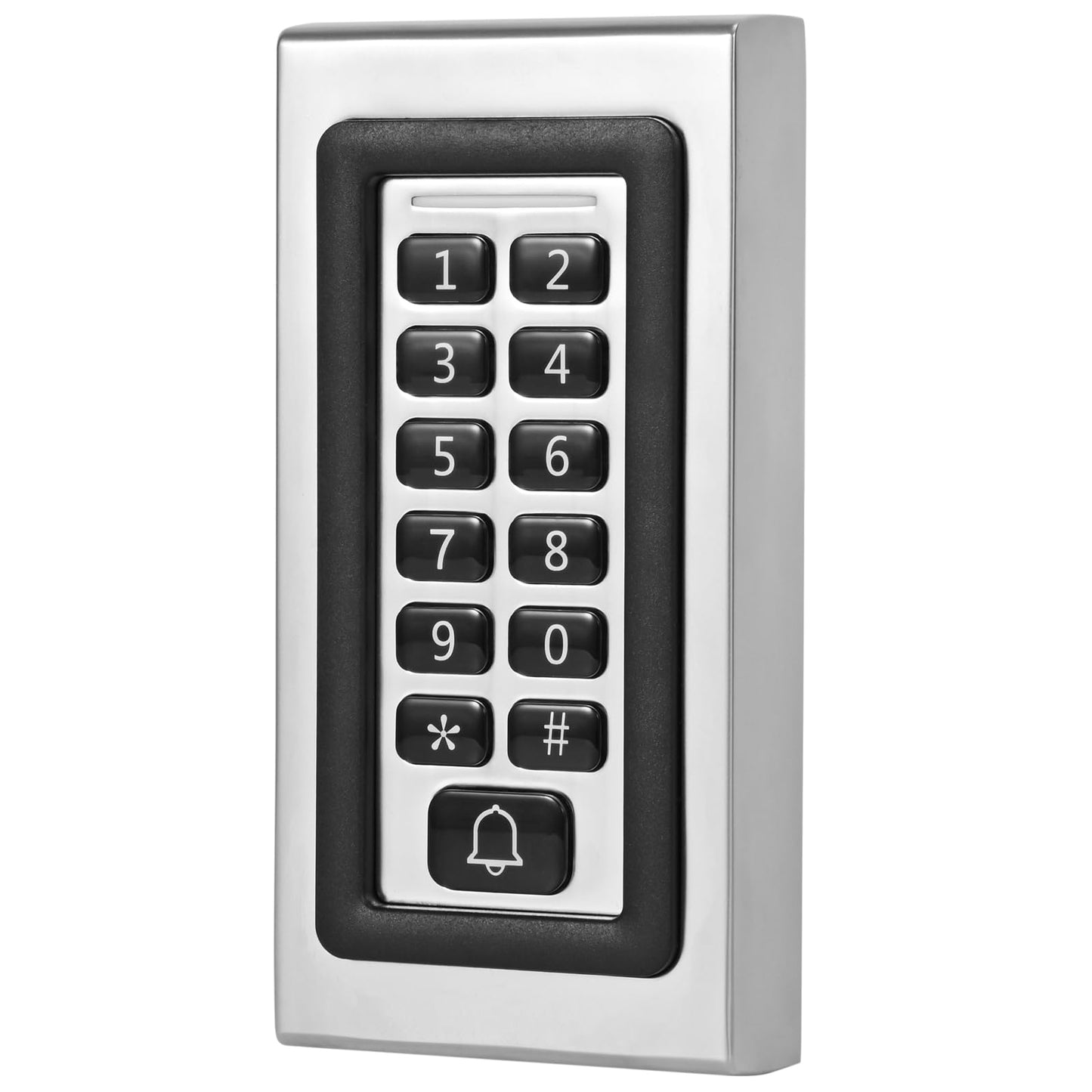 Access Control System Kit with Remote - 600lbs Holding Force Fail-Safe Electromagnetic Lock, Metal Keypad, 12V Power Supply, Exit Button & Doorbell