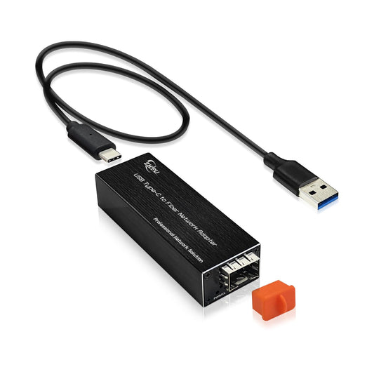 USB 3.0 Type-C to SFP Fiber Network Adapter, DC 5V