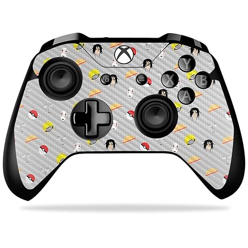 MightySkins Carbon Fiber Skin for Microsoft Xbox One X Controller - Anytime Fan | Protective, Durable Textured Carbon Fiber Finish | Easy to Apply