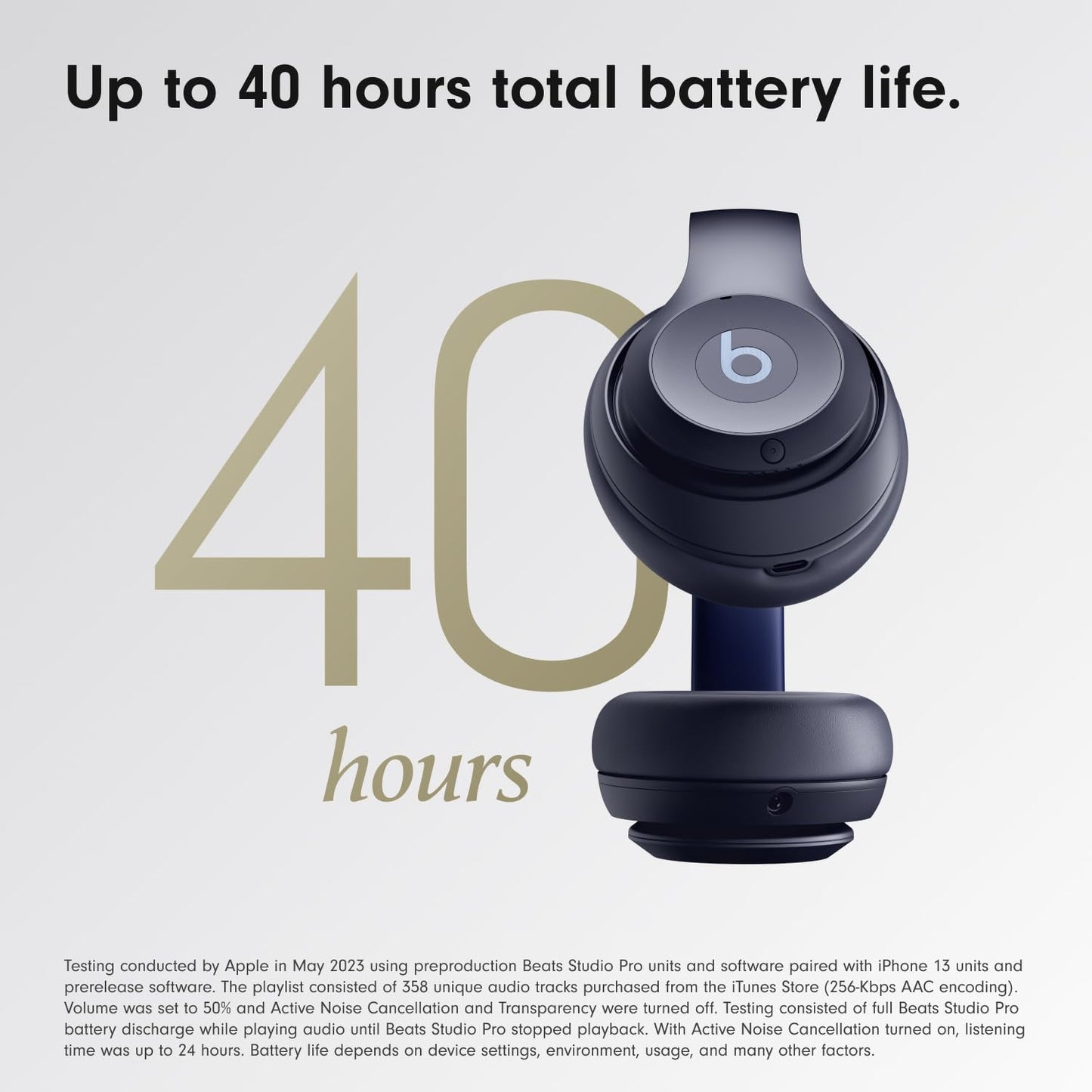 Beats Studio Pro - Premium Wireless Over-Ear Headphones- Up to 40-Hour Battery Life, Active Noise Cancelling, USB-C Lossless Audio, Apple & Android…