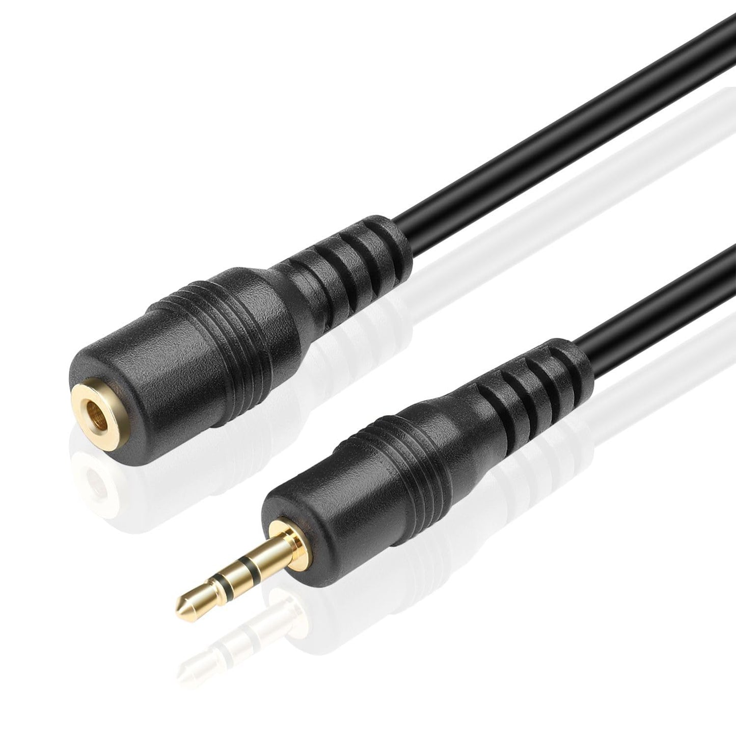 TNP 2.5mm Extension Cable (15 Feet) - Male to Female Adapter Extender Stereo Audio Sub Mini Subminiature Jack Adapter Wire Cord Plug Connector…