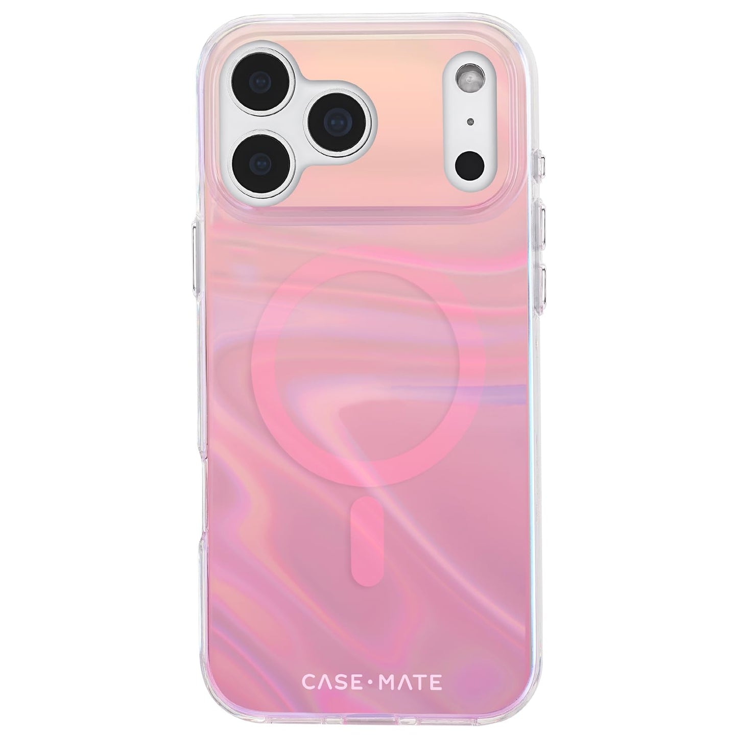 Case-Mate Soap Bubble iPhone 17 Pro Max Case - Peach Iridescent
