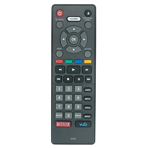 New NC262UH Remote Control Replace for Magnavox Blu-ray MBP5320F MBP5320 MBP5320F/7F MBP5320/F7