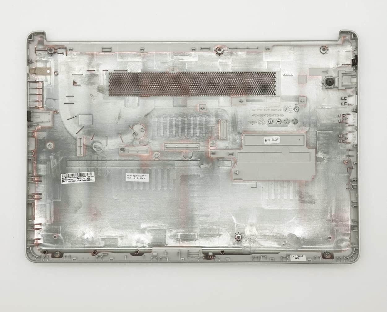 Replacement Bottom Case for HP 14-CF 14-DK 14S-CF 14Z-DK Series Laptop Base Enclosure Lower Cover L24478-001 6070B1306701 Natural Silver