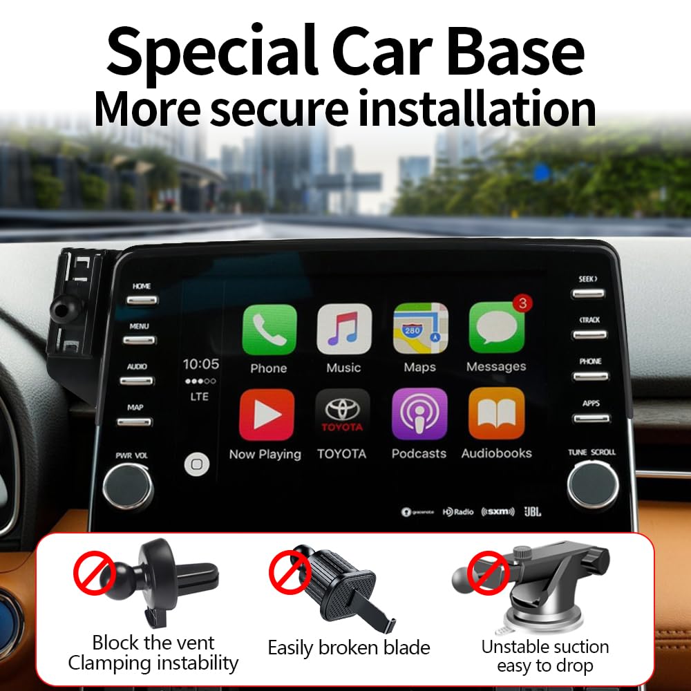 YEGZA Car Phone Holder for Toyota Avalon 2019-2022?Avalon Hybrid 2019-2022 Auto Accessories Navigation Screen Bracket Interior Decoration Dashboard
