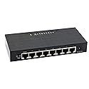8 Port Gigabit Switch?Unmanaged 10/100/1000Mbps Network Hub Ethernet Splitter,Plug and Play,Quiet Fanless,for Office and Home Entertainment.