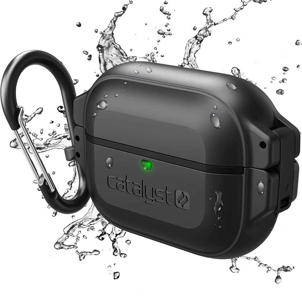 Catalyst Total Protection Case for AirPods Pro 2nd Generation Case - Waterproof, and Shockproof Rugged Full Body Case for AirPods Pro 1 and AirPods