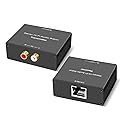 Y.D.F Hi-Fi Audio Balun, 1 Pair Stereo RCA to Stereo AV Audio Extender Stereo Analog Audio Extender, Stereo RCA Audio Extender Over Cat5e/Cat 6/Cat7