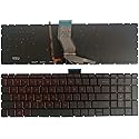 Laptop Replacement Keyboard Fit HP Pavilion Star Wars 15-AN044NR 15-AB050NR 15-AN067NR 15-AN097NR 15-AB098NR 15-AN051DX US Layout with Backlight