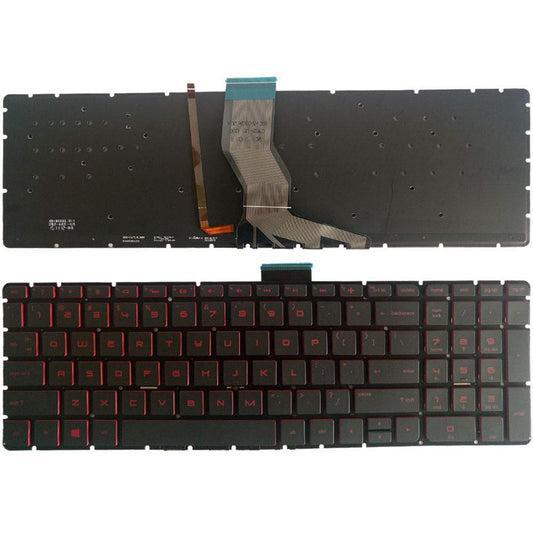 Laptop Replacement Keyboard Fit HP Pavilion Star Wars 15-AN044NR 15-AB050NR 15-AN067NR 15-AN097NR 15-AB098NR 15-AN051DX US Layout with Backlight